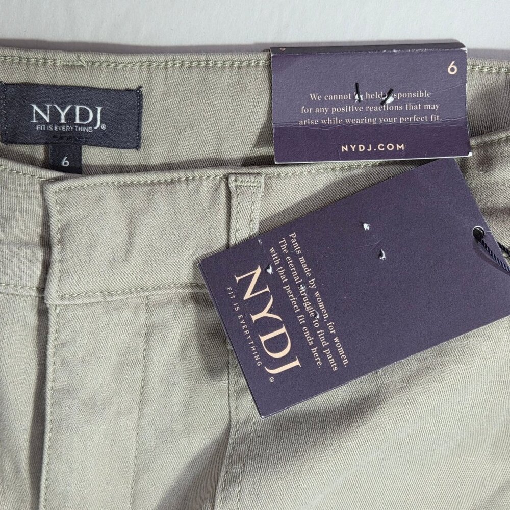 NWT NYDJ Women's Stretch Twill Utility Pants - Picture 5 of 7